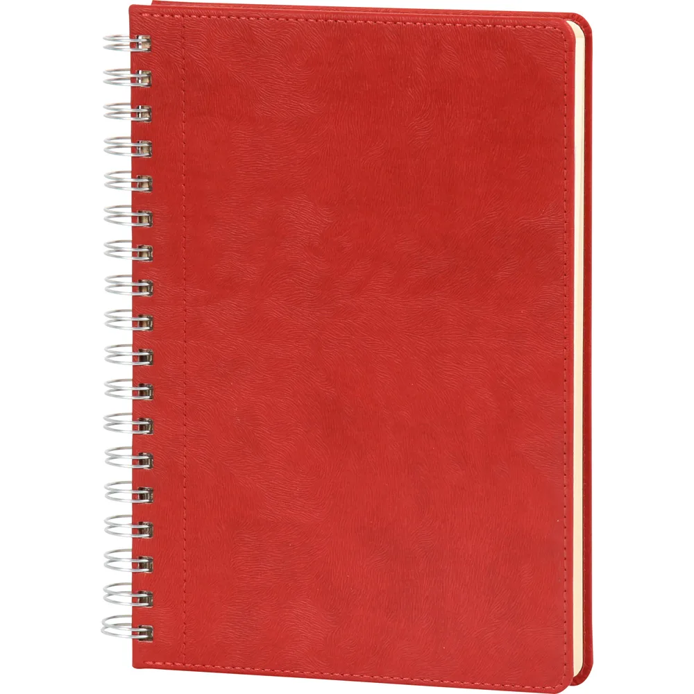 Spiralli Tarihsiz Defter - Kırmızı