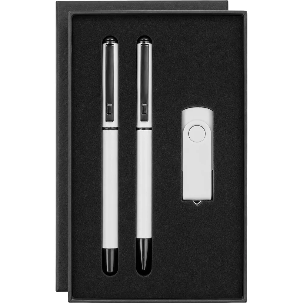 USB Kalem Set - Beyaz