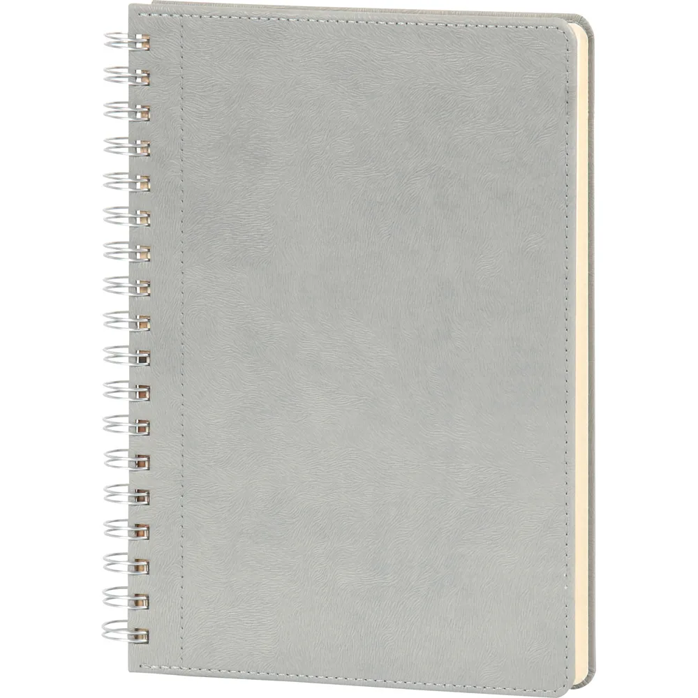 Spiralli Tarihsiz Defter - Gri